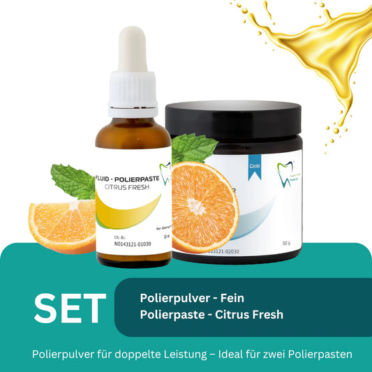 Pasta abrasiva biologica fine Citrus Fresh - Fluido e polvere abrasiva 30 ml