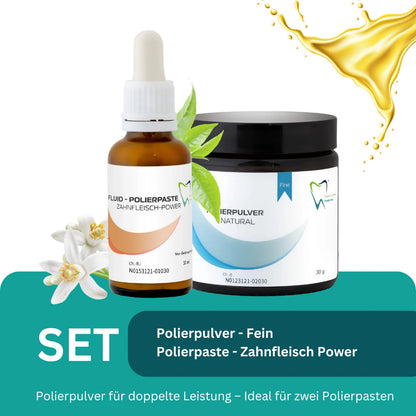 Pasta abrasiva biologica fine Potere gengivale - Fluido e polvere abrasiva 30 ml
