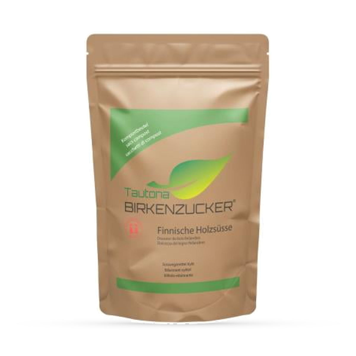 Tautona zucchero di betulla in sacchetto eco, 250gr